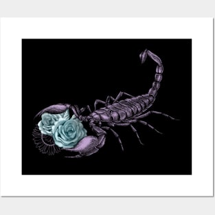 Scorpion Floral Posters and Art